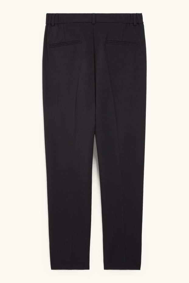 Dona - Pantalons formals - mid waist - slim fit - Mix & Match - negre