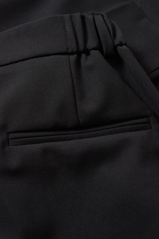 Dona - Pantalons formals - mid waist - slim fit - Mix & Match - negre