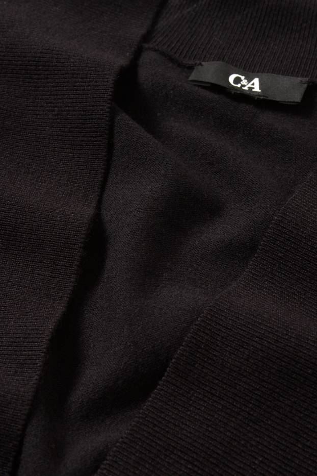 Damen - Strickjacke - schwarz