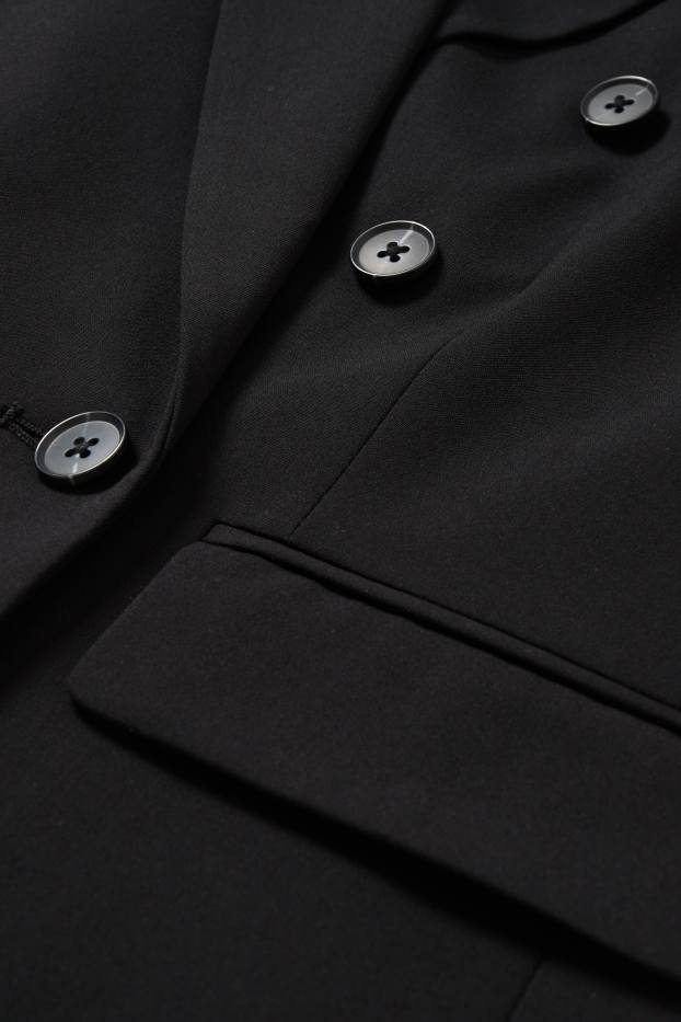Damen - Business-Blazer - Regular Fit - Mix & Match  - schwarz