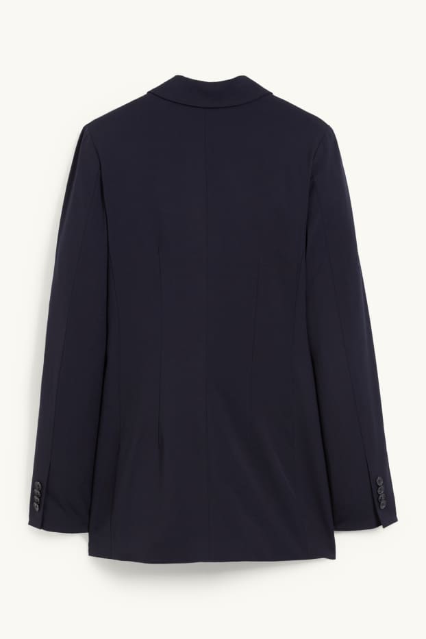 Dames - Business-blazer - regular fit - Mix & Match - donkerblauw