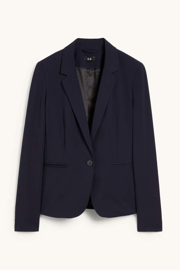 Damen - Business-Blazer - tailliert - Mix & Match  - dunkelblau