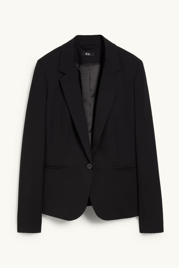 Femmes - Blazer de bureau - cintré - Mix & Match - noir