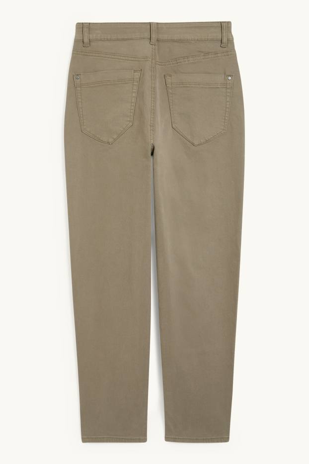 Women - Mom jeans - high waist - green