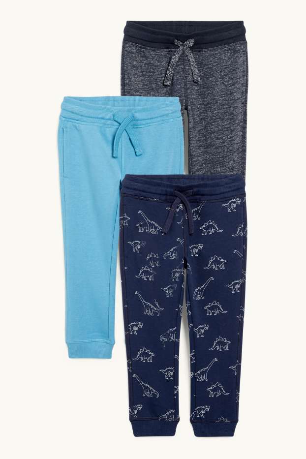 Children Boys - Multipack of 3 - joggers - dark blue