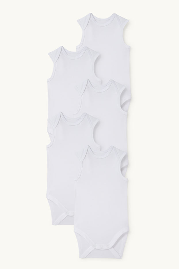 Unisexe - Lot de 5 - body pour bébé - blanc