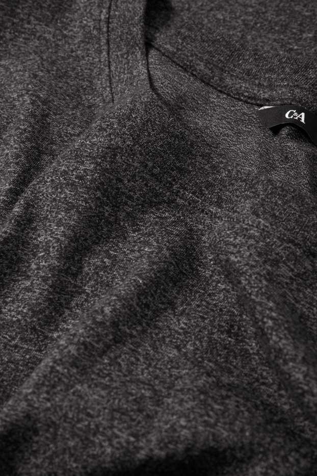 Herren - T-Shirt - schwarz-melange