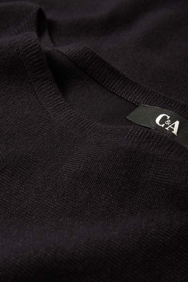 Damen - Feinstrick-Pullover - schwarz
