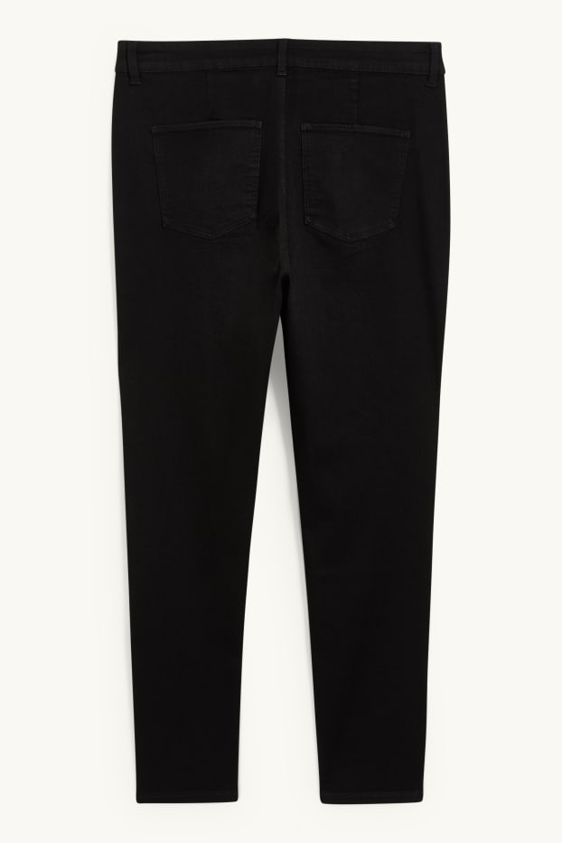 Donna - Jegging jeans - vita alta - nero