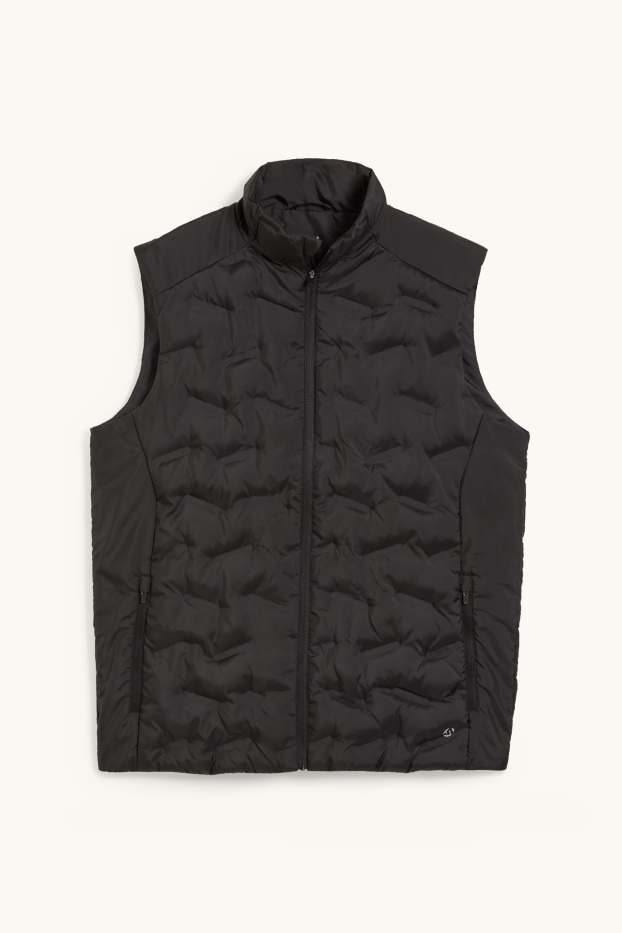 Heren - Sportvest - waterafstotend - zwart