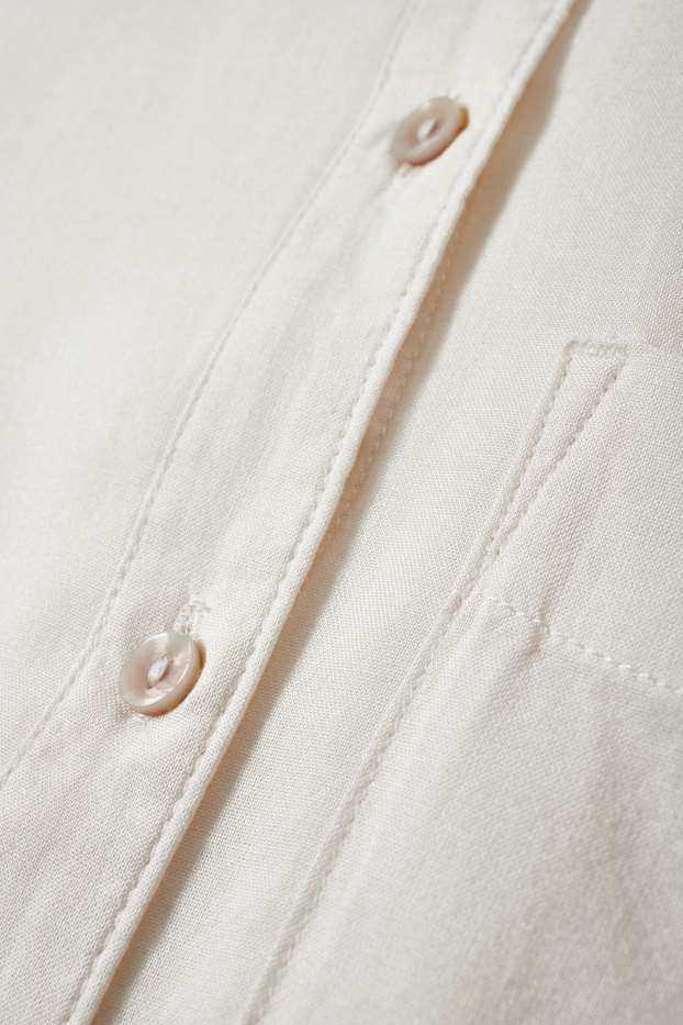 Dames - Blouse - crème wit