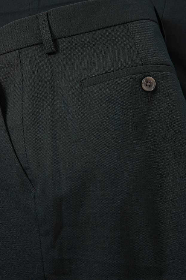 Men - Mix-and-match suit trousers - regular fit - Flex - dark gray