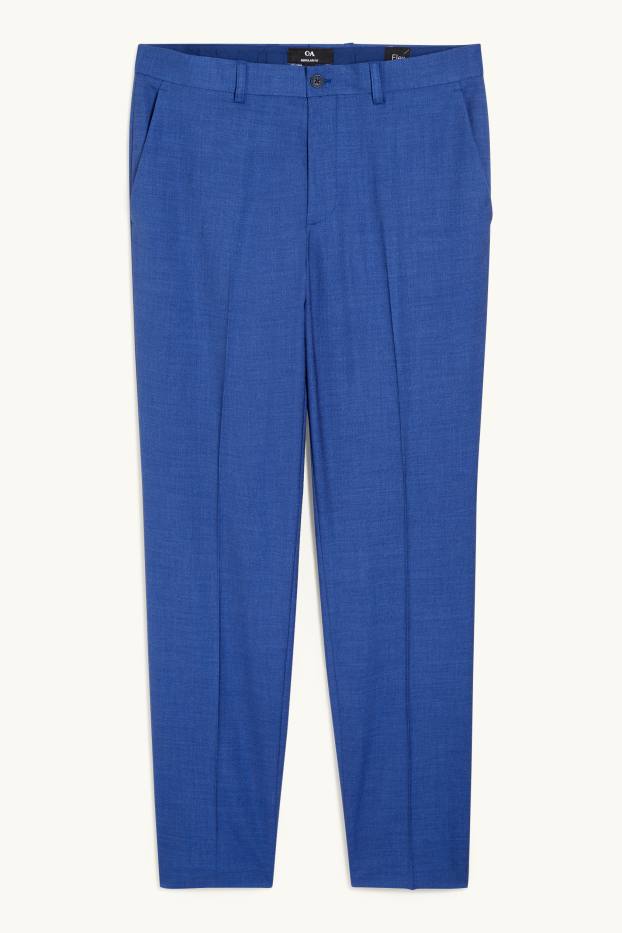 Men - Mix-and-match trousers - regular fit - Flex - LYCRA® - dark blue