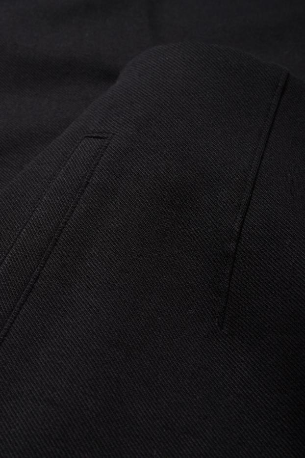 Women - Jersey trousers - regular fit - black