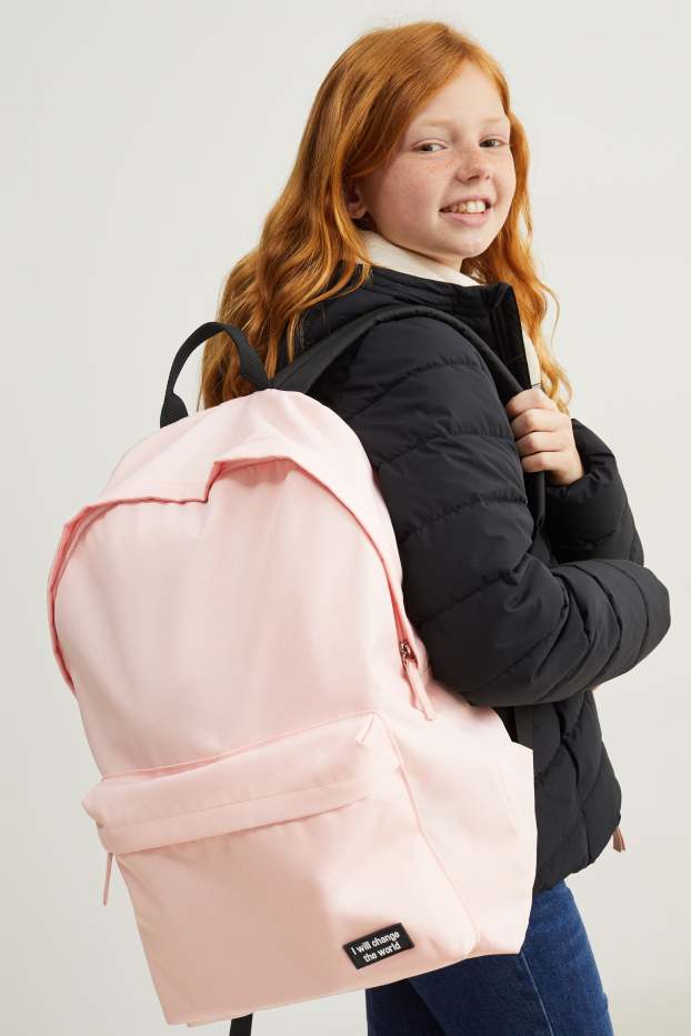 Kinder Mädchen - Rucksack - rosa