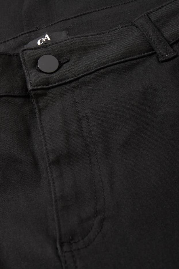 Dona - Straight jeans - high waist - negre