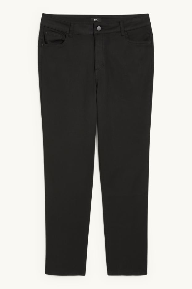 Dona - Straight jeans - high waist - negre