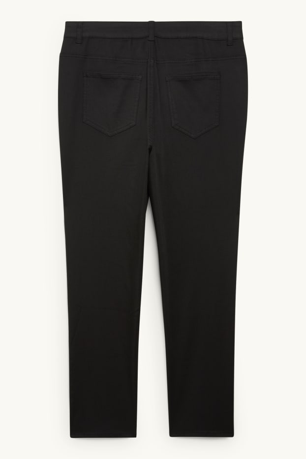 Dona - Straight jeans - high waist - negre