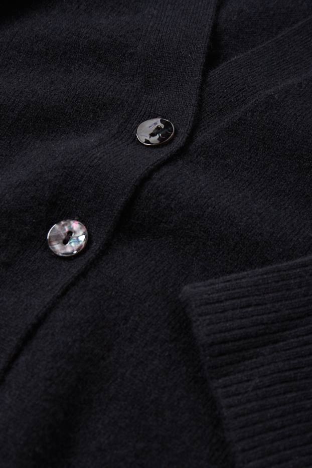 Women - Cashmere cardigan - black