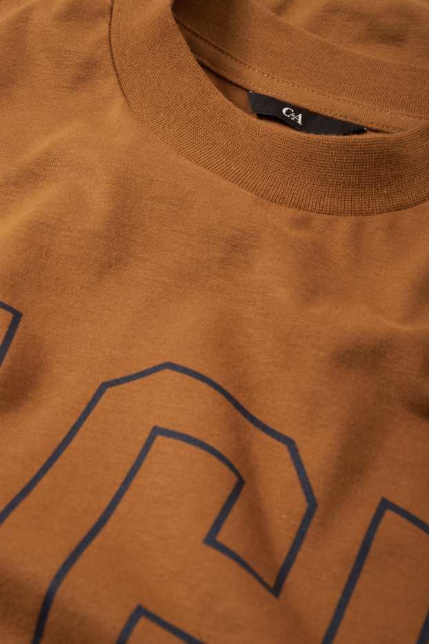 Men - Long sleeve top - havanna