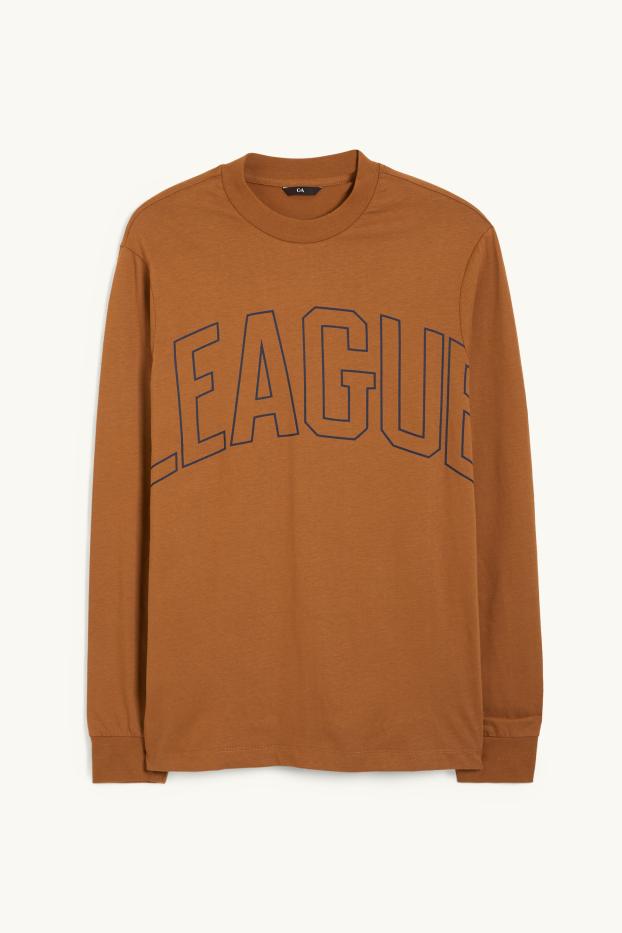 Men - Long sleeve top - havanna