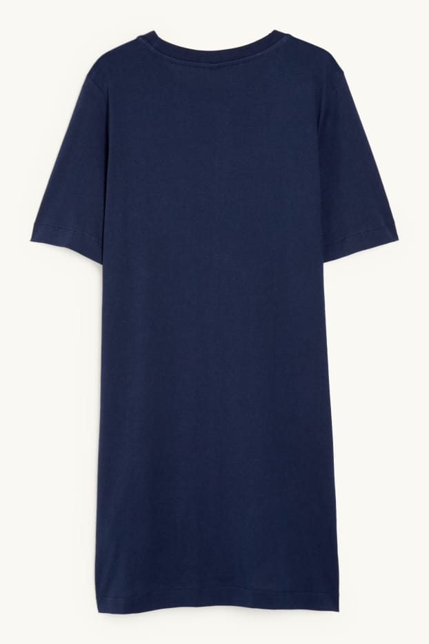 Femmes - Chemise de nuit - Snoopy - bleu foncé