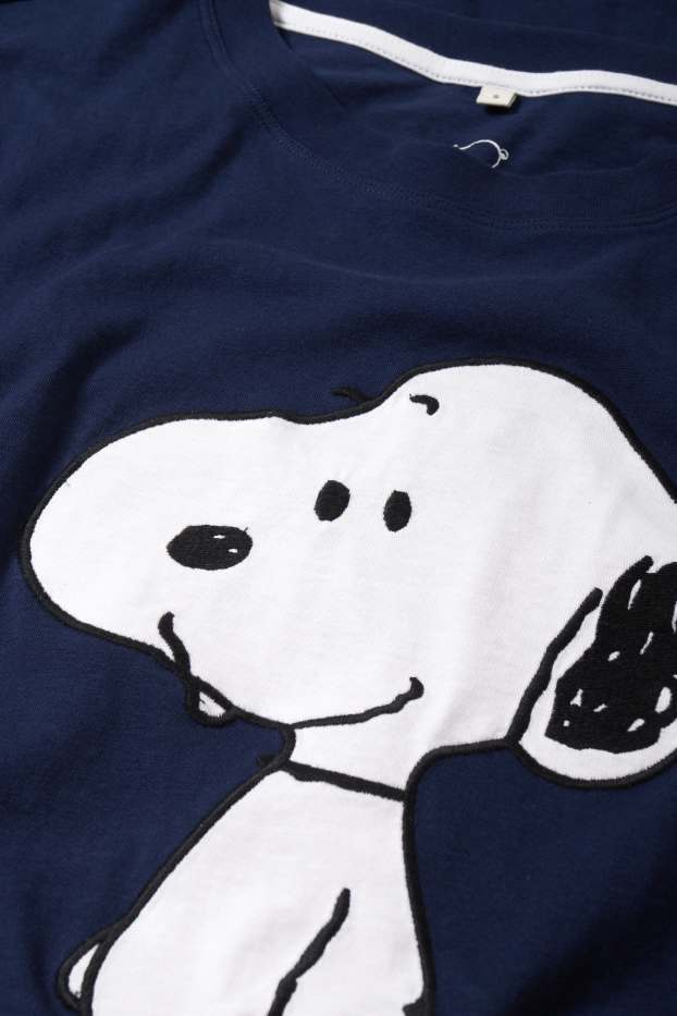 Femmes - Chemise de nuit - Snoopy - bleu foncé