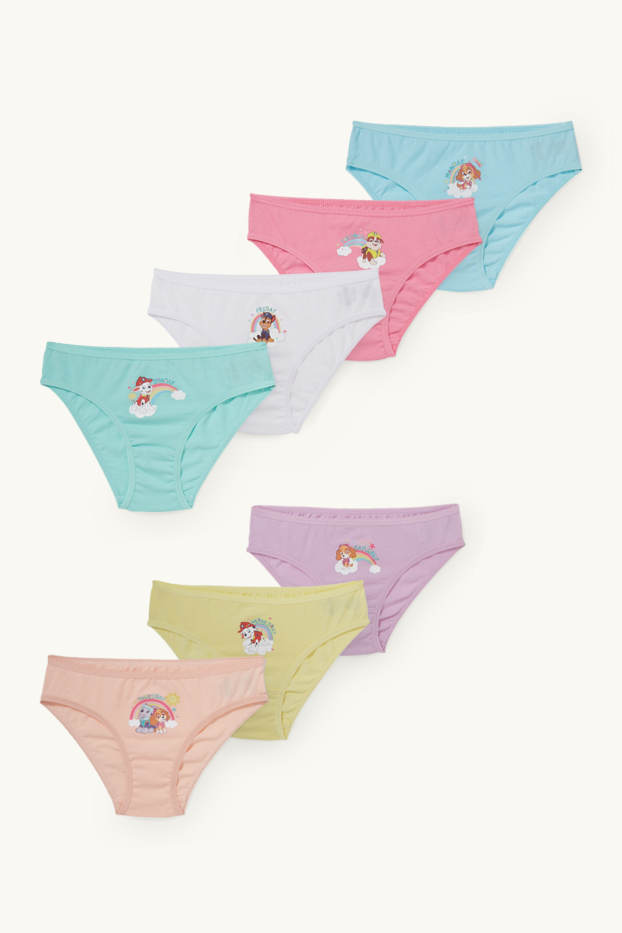 Children Girls - Multipack of 7 - PAW Patrol - briefs - white / yellow