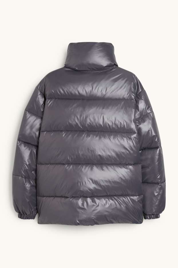 Dames - CLOCKHOUSE - gewatteerde jas - grijs