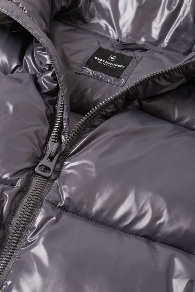 Dames - CLOCKHOUSE - gewatteerde jas - grijs