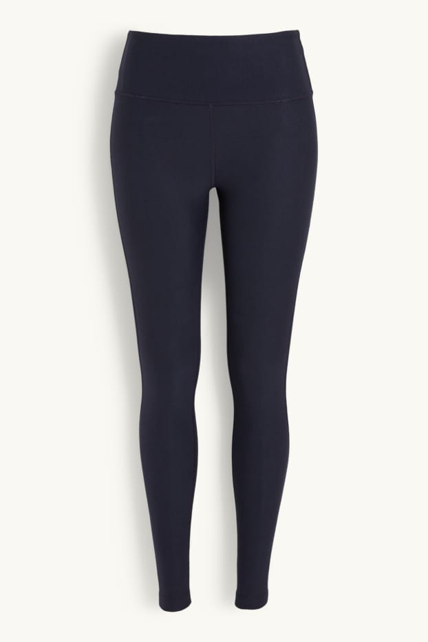 Damen - Sport-Leggings - 4 Way Stretch - dunkelblau