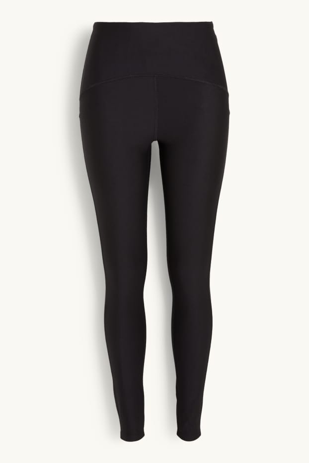 Damen - Funktions-Leggings - 4 Way Stretch - schwarz