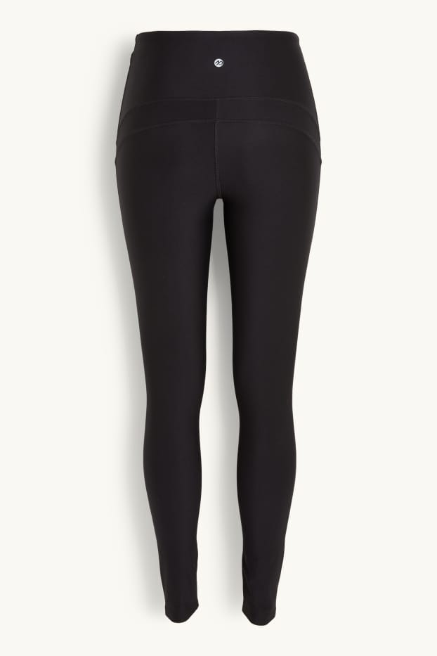 Damen - Funktions-Leggings - 4 Way Stretch - schwarz