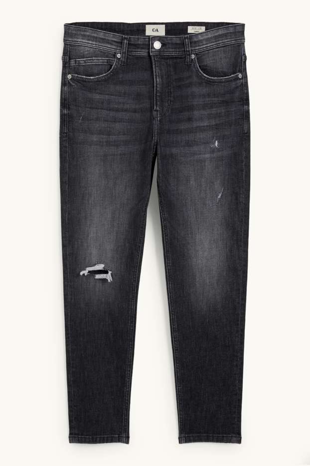Hommes - Carrot jean - LYCRA® - jean gris foncé