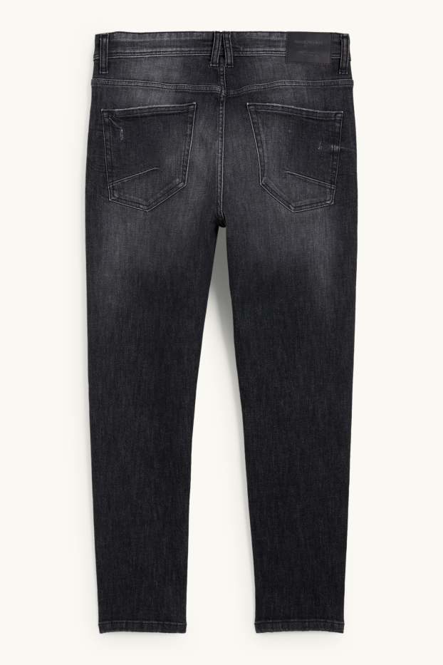 Hommes - Carrot jean - LYCRA® - jean gris foncé