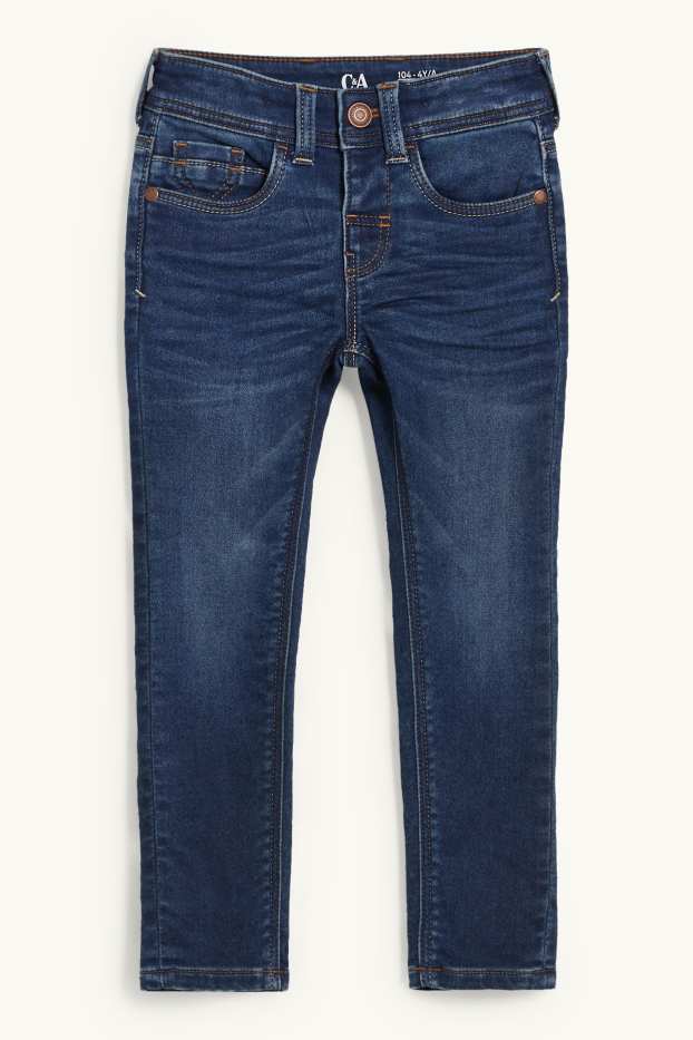 Kinder Buben - Skinny Jeans - Jog Denim - LYCRA® - dunkeljeansblau