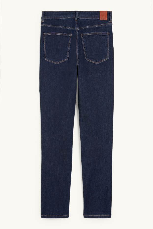 Dames - Slim jeans - high waist - LYCRA® - jeansdonkerblauw