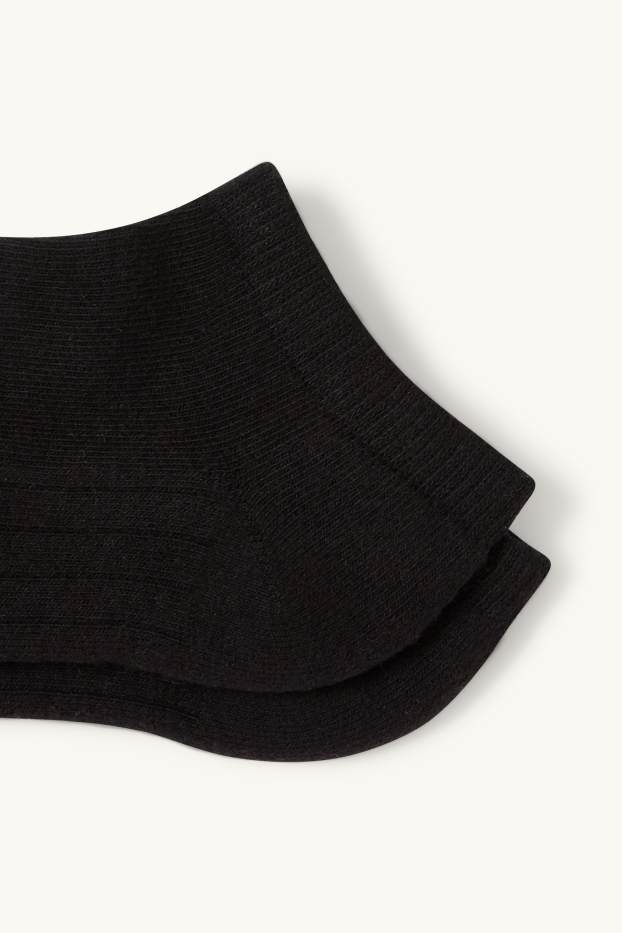 Femei - Multipack 3 perechi - șosete sub gleznă - negru