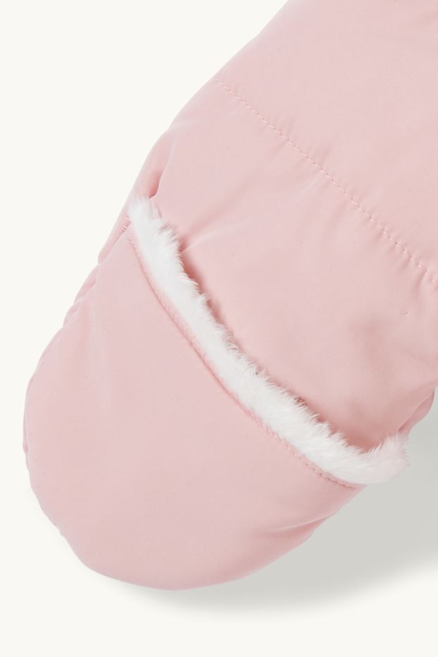 Bébés filles - Combinaison de neige à capuche pour bébé - rose