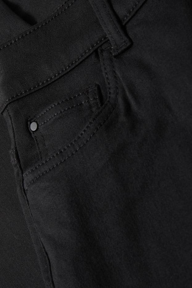 Dona - Straight jeans - high waist - negre
