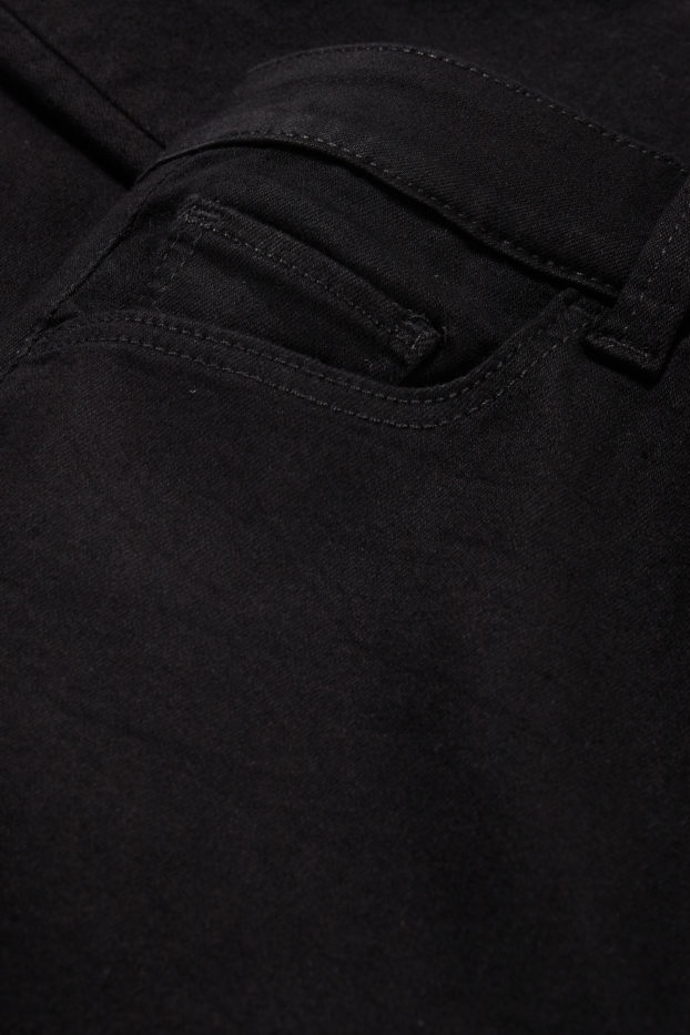 Donna - Confezione da 2 - jeggings - vita alta - nero