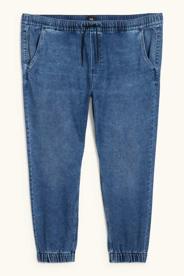 Men - Tapered jeans - Flex jog denim - LYCRA® - denim-dark blue