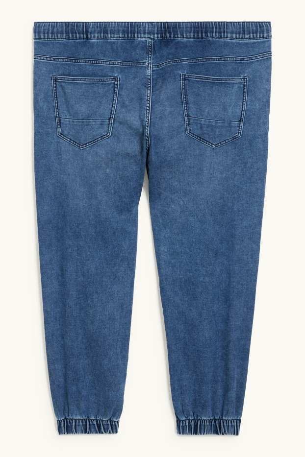 Men - Tapered jeans - Flex jog denim - LYCRA® - denim-dark blue