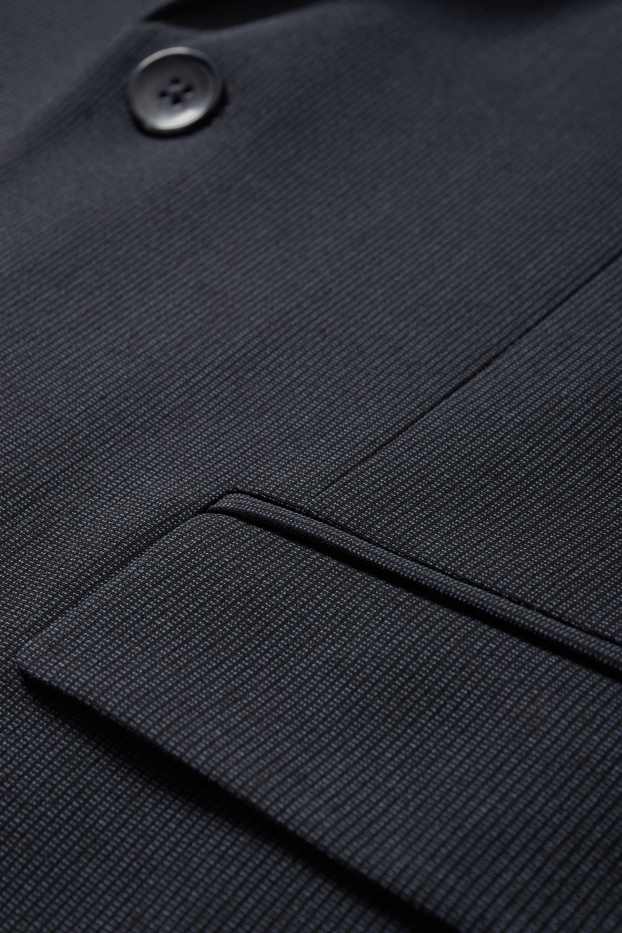 Hommes - Veste de costume - regular fit - Flex - matière extensible - Mix & Match - bleu foncé