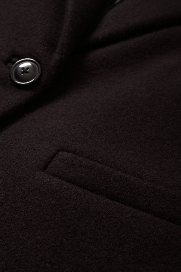 Donna - Cappotto - misto lana - blu scuro