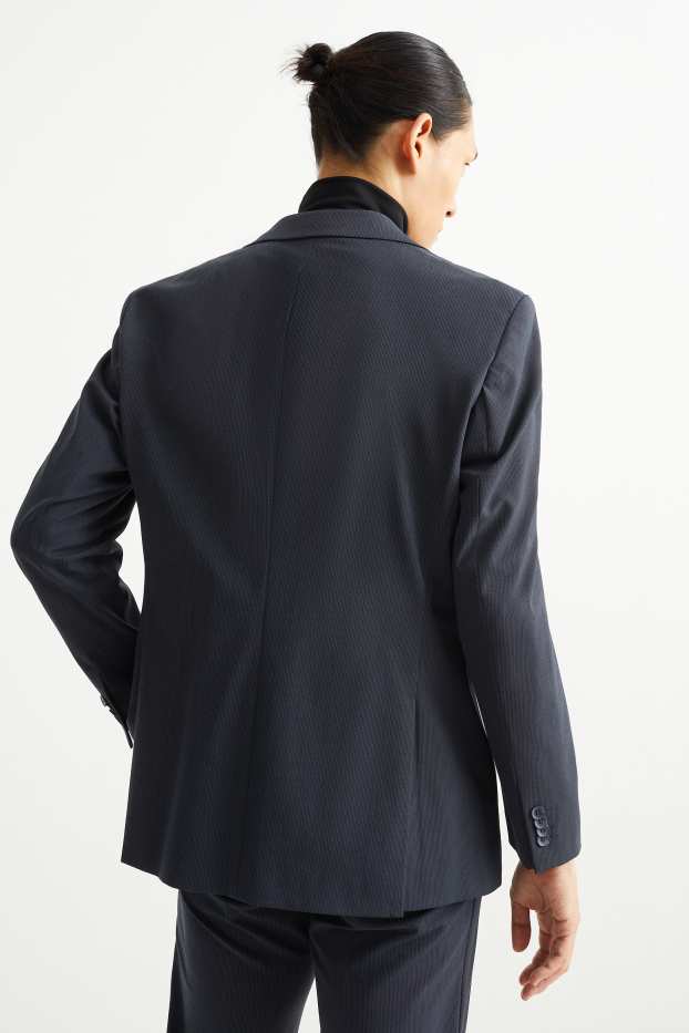 Hommes - Veste de costume - regular fit - Flex - matière extensible - Mix & Match - bleu foncé