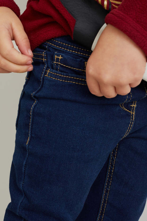 Kinderen: meisjes - Set van 2 - jegging - blauw / zwart