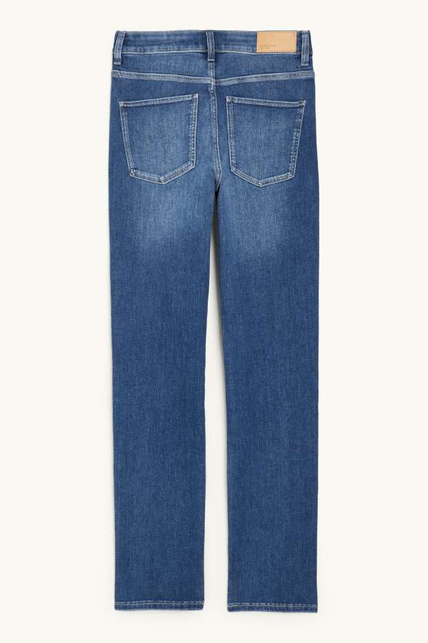 Femmes - Straight jean - mid waist - LYCRA® - jean bleu