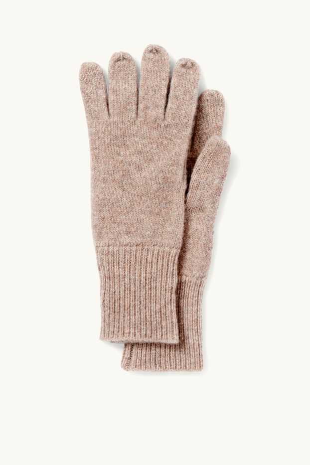 Femmes - Gants en cachemire - taupe