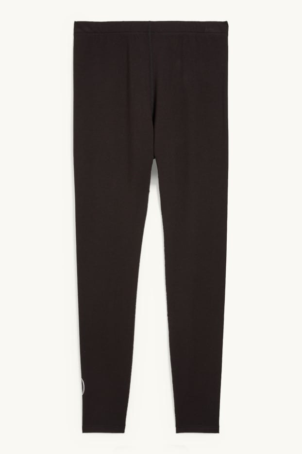 Herren - Lange Thermo-Unterhose  - schwarz